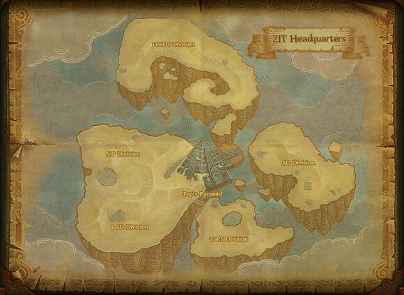 Map zit headquarters