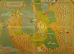 Ophelia degrandeur map