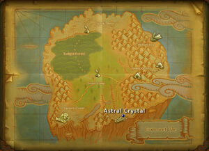 Astral crystal map