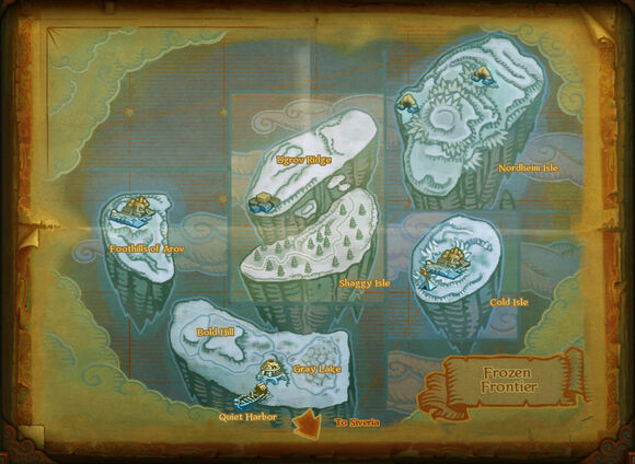 Map frozen frontier