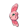 Alomomola B&W Sprite Forward