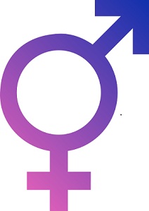 Hermaphrodite symbol 6876