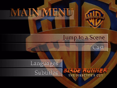 Blade Runner Vanilla menu 8813