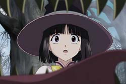 Cit Rosario To Vampire - Yukari vs lizard man - mouth cam