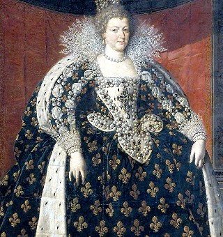 Marie de medici royal dress