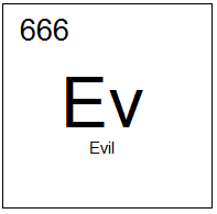 Periodic Table Evil Element