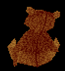 Teddy bear back