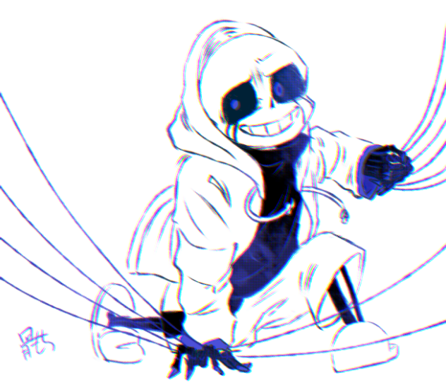 Drawing Error Sans Gaster Blaster