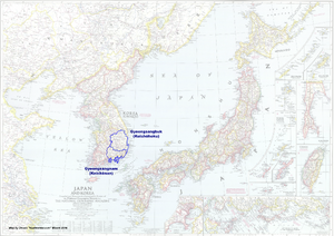 Map of Japan (Russian America)