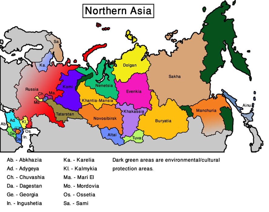 Map Of Northern Asia Northern Asia (Vegetarian World) | Alternative History | Fandom