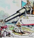 Roosevelt monroe Doctrine cartoon