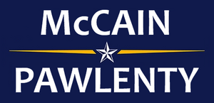 McCain-Pawlenty 2008 Campaign Logo