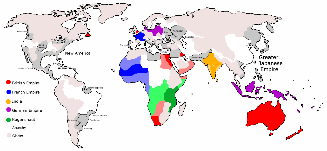 Image - Ice Age World Map .png | Alternative History | FANDOM powered