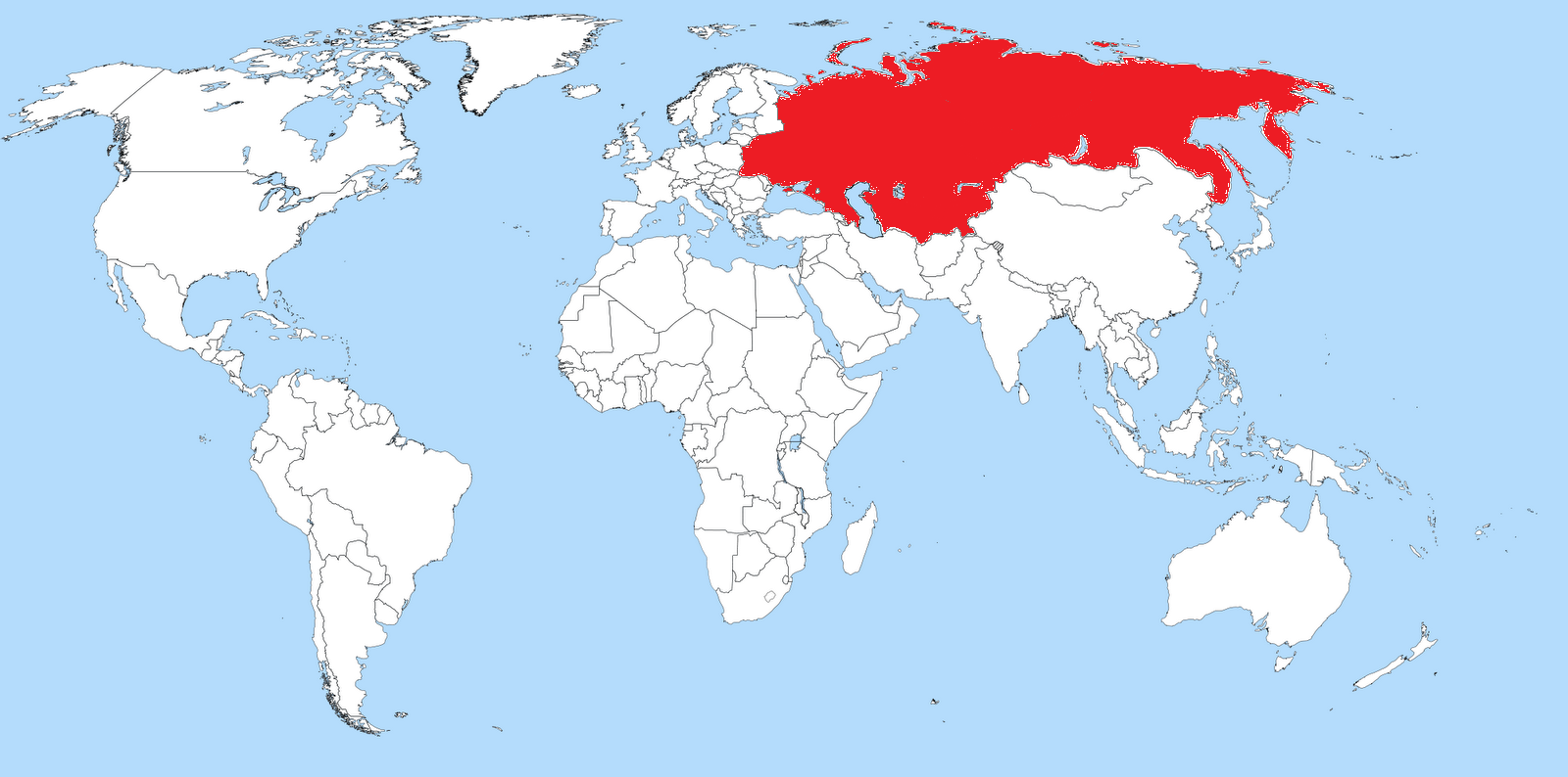 Карта мира советский союз