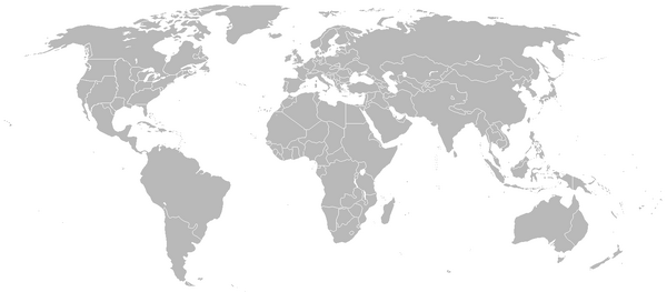 Blank worldmap Pax Columbia