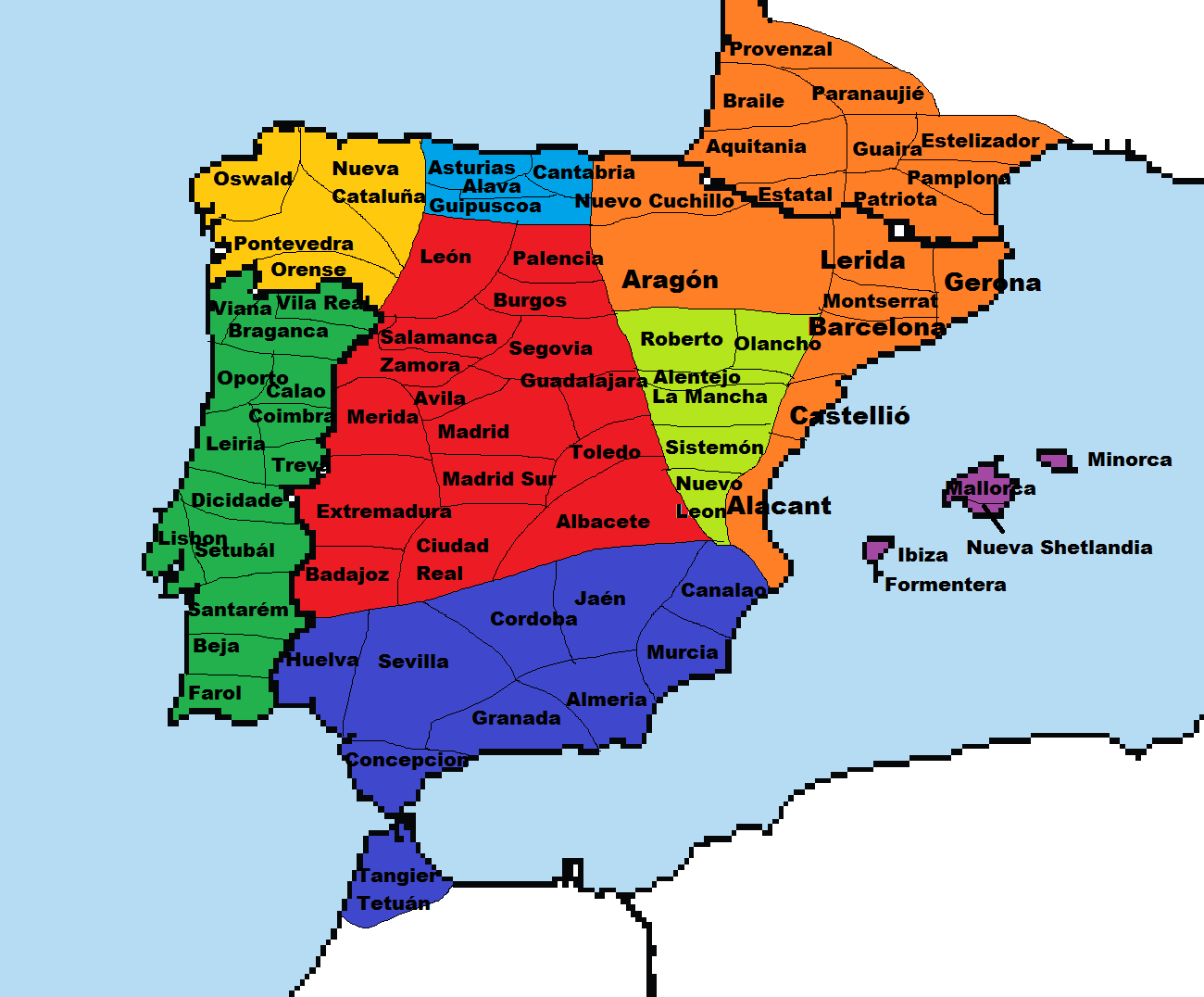 Image - Iberian Empire MAP.png | Alternative History | FANDOM powered ...