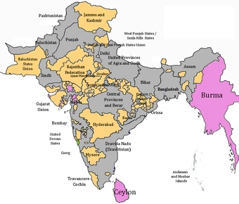 Provinces and Princely states of India (Twilight of a New ...