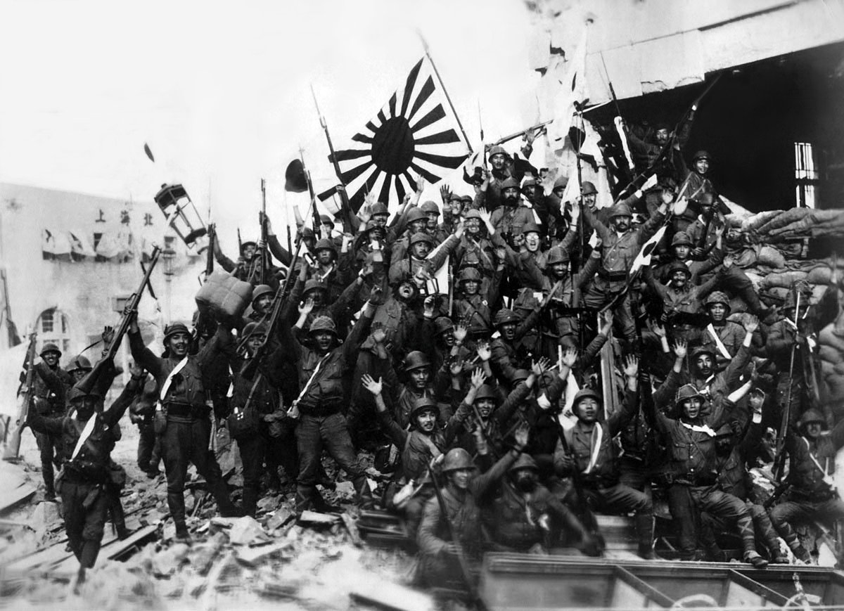japanese imperial army victory march nanking 1937 japanese imperial army victory march nanking 1937