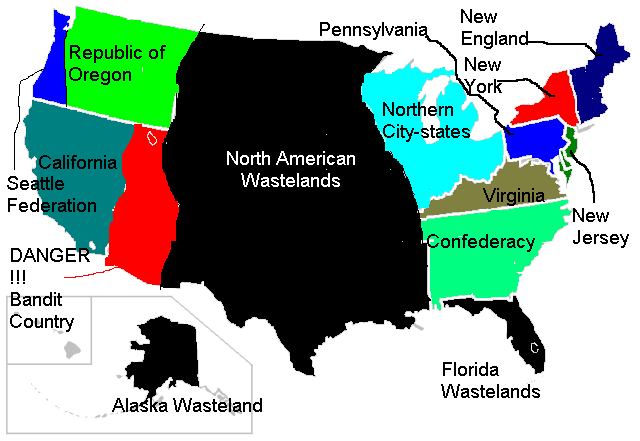 Image - Armageddon United States Map.png | Alternative History | FANDOM ...