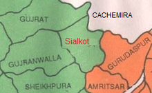 Sialkot mapa