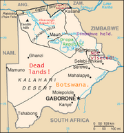 HCW 1996.Botswana map2