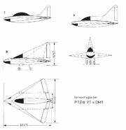 Lippisch p-13a schematic