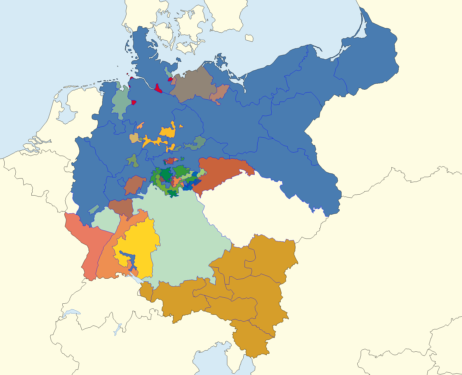 constituent states of the empire