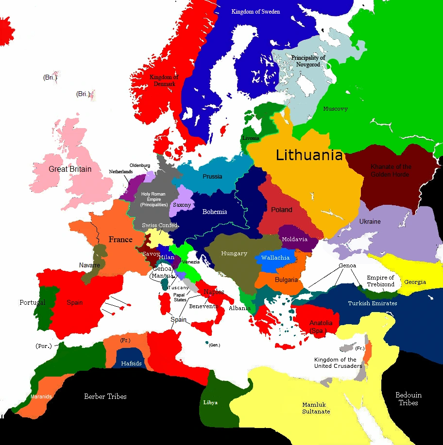 Europe 1430, 1461-1491 (Map Game) | Alternative History | FANDOM