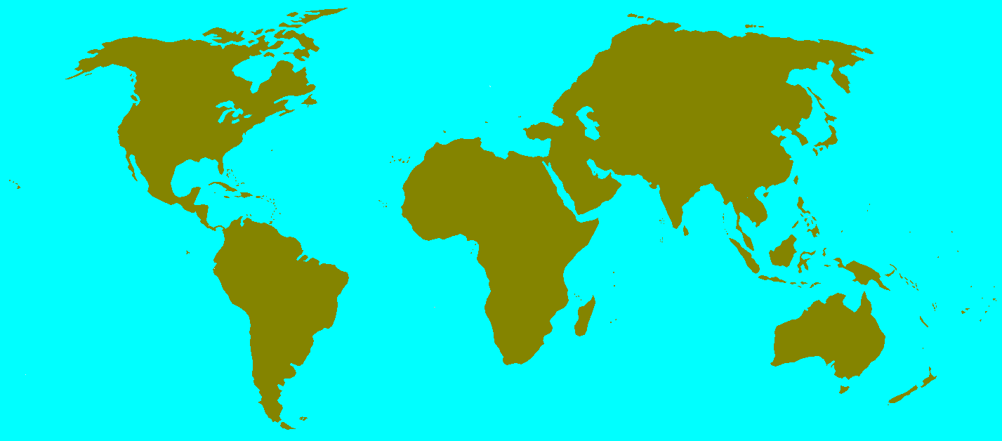 Image result for map of the world without europe