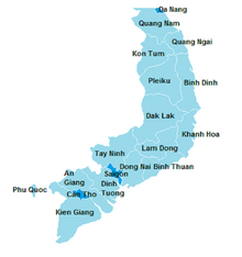Southvietnamese provinces-2