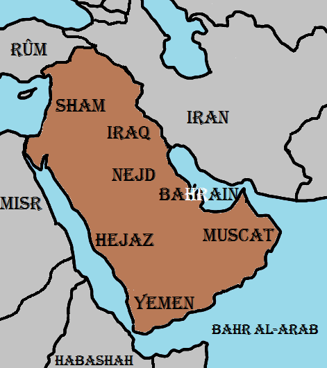 Greater Arab Kingdom (America Takes All Lands From Mexico And Ottoman