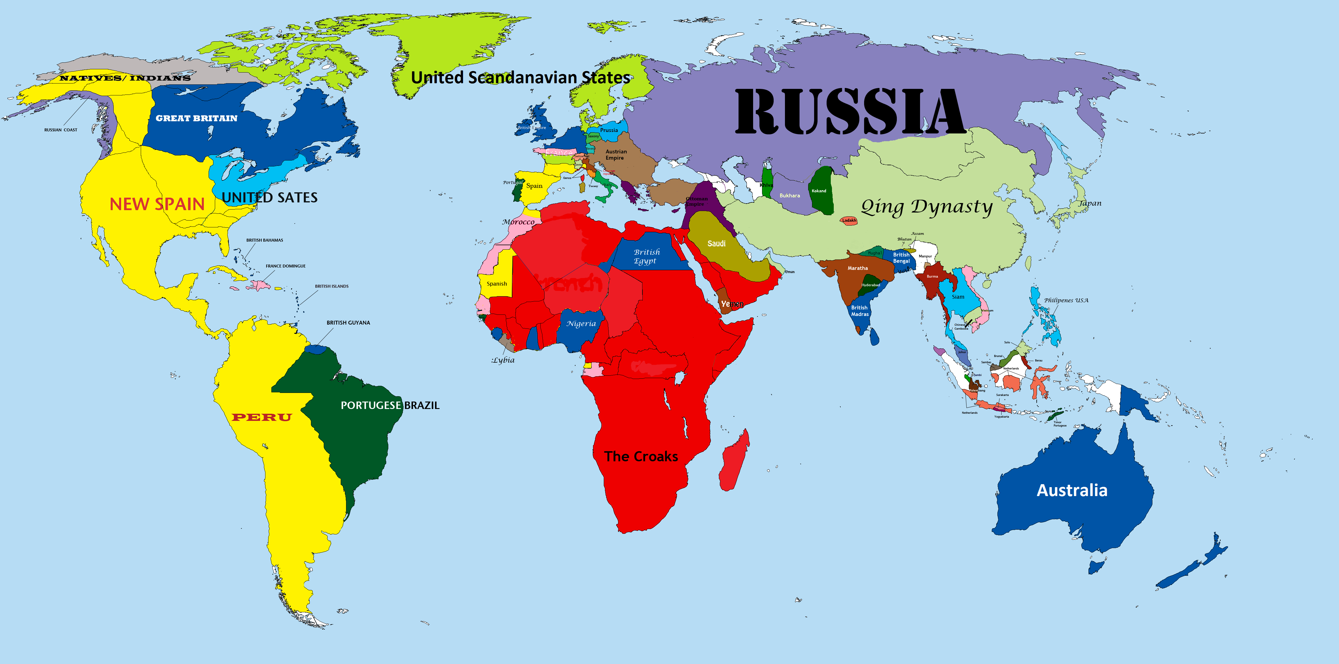 Alternative Maps Of The World The Croaked World (Map Game) | Alternative History | Fandom