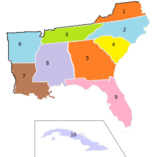 States of the CSA numbered (1997)