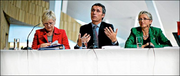Stoltenberg with Halvorsen and Navarsete