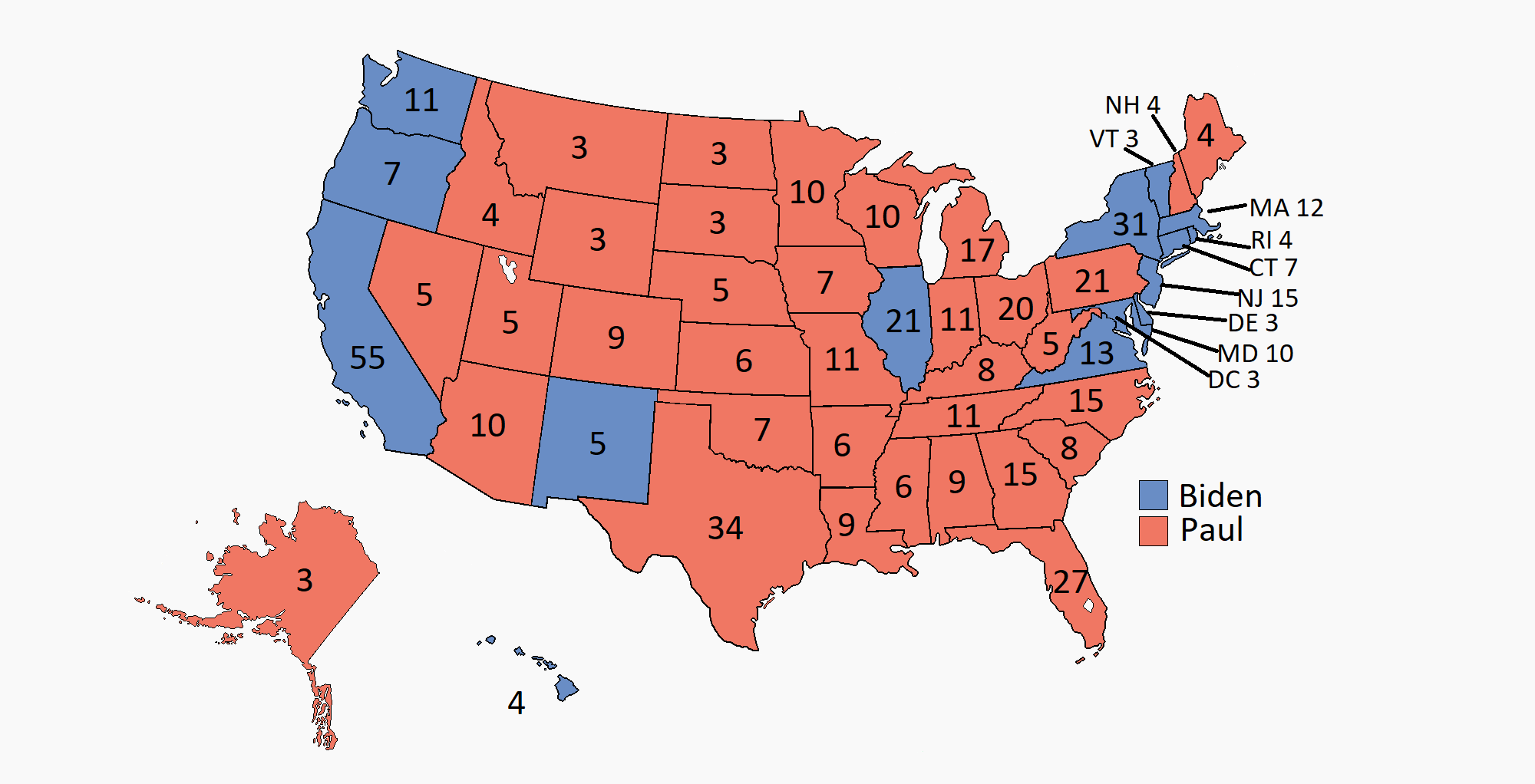 United States presidential election, 2008 (Gore Election) Alternative