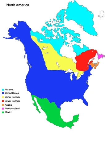 North America Altcanada Alternative History Fandom