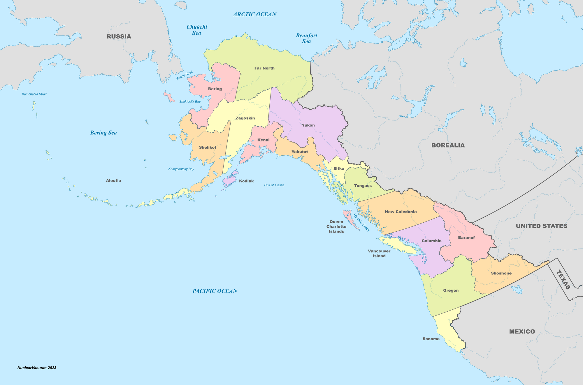 Governorates of Alaska (Russian America) | Alternative History | FANDOM ...