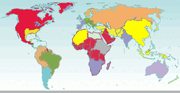 World Map 1861