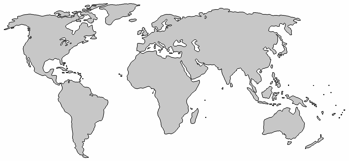 plain world map