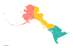 Time Zones of Alaska (Russian America)