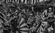 Japanese soldiers at Soviet bunker near Vladivostok (MGS)