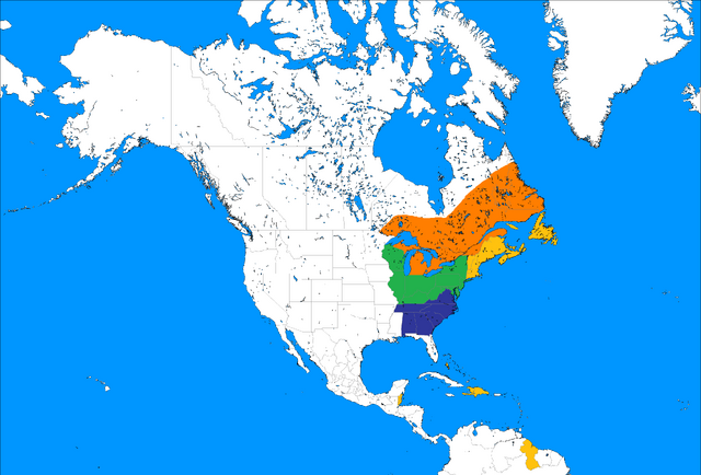 North America Blank Map