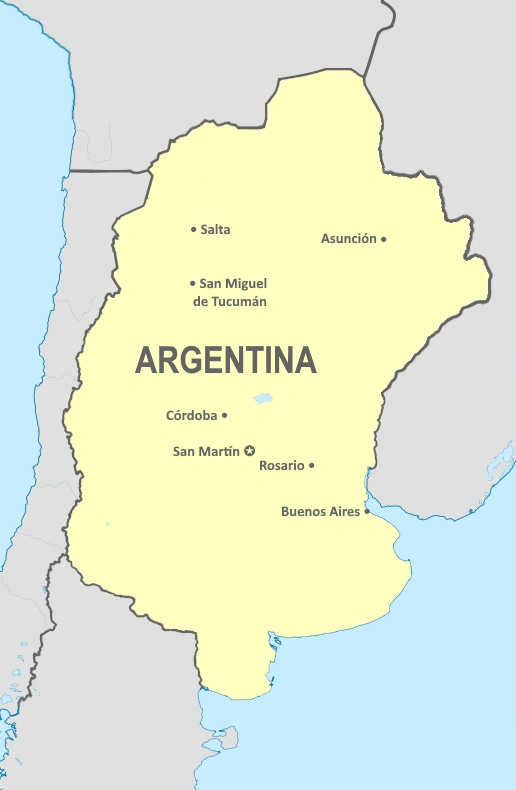 1 General map of the Rio de la Plata craton and Amazonia craton of ...