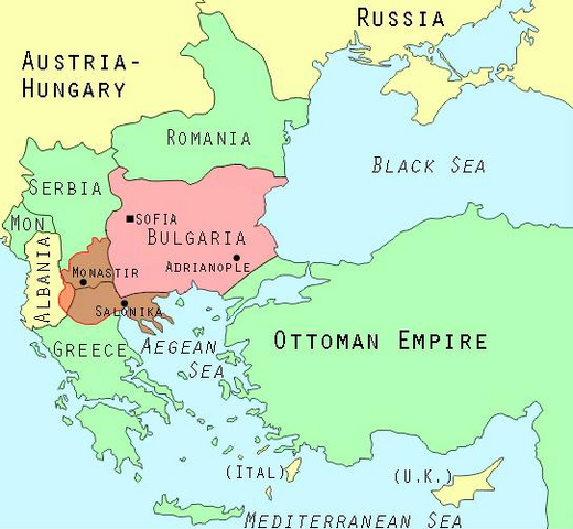 Image - Second Balkan War map 1913.png | Alternative History | FANDOM ...