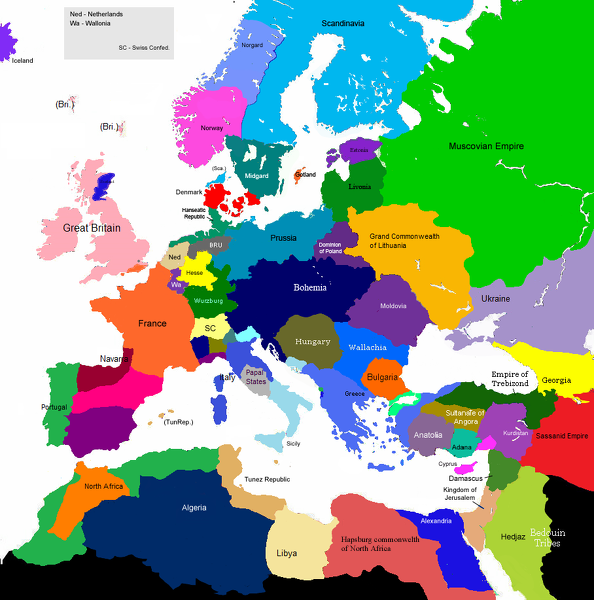 europe map 1707png