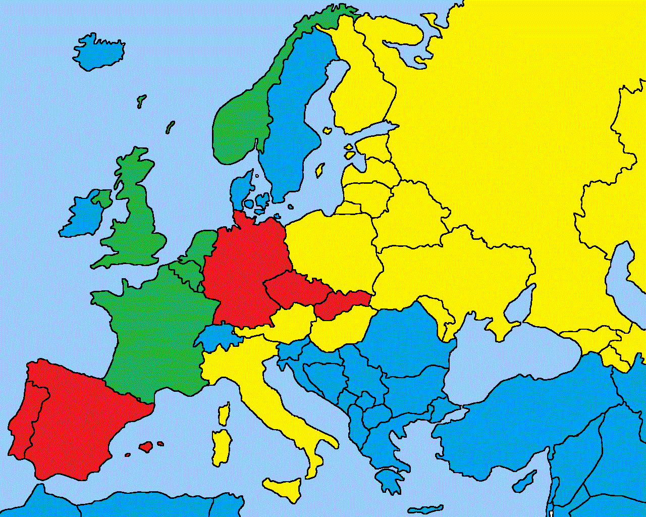 Europe map 2024