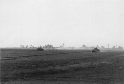 German tanks during the Battle of Horovice (WFAC)