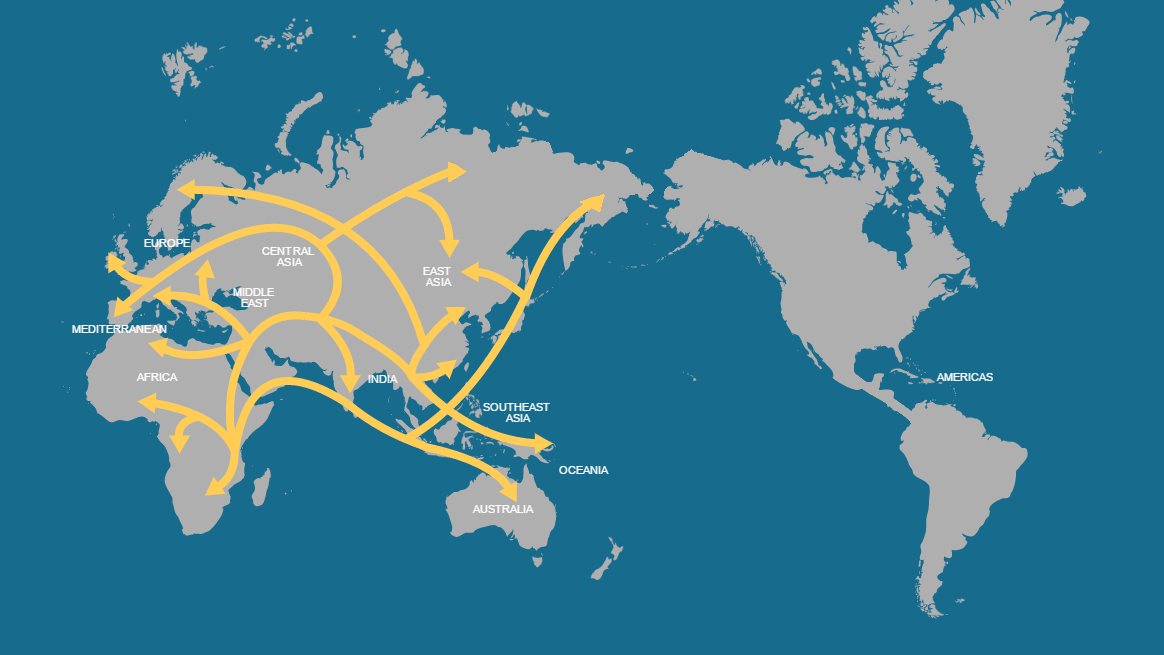 image map of human migration blank slate png alternative