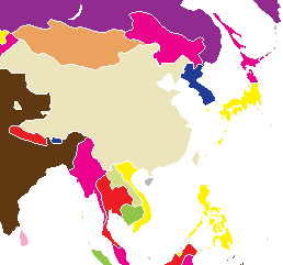 Current Asia Map (Pax Columbia)