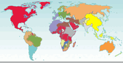 World Map 1915